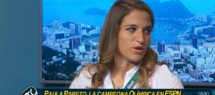 Paula Pareto y el día después de obtener el oro