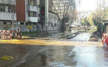 Se inundó parte de Belgrano y no funciona el tren Mitre