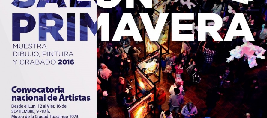 Recepción de obras de dibujo, pintura y grabado para el “Salón Primavera 2016”