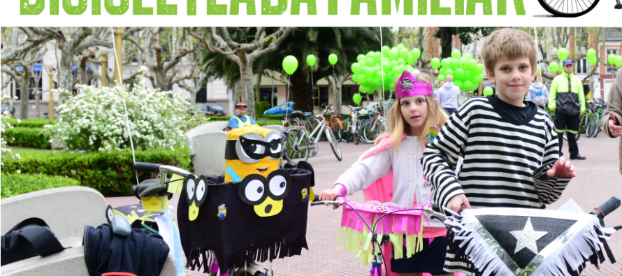 “Bicicleteada Familiar” para recibir la primavera