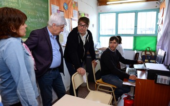 Se presentó el programa ‘Sanfer Conecta’ en la Escuela N° 7 y el Jardín de Infantes N° 910