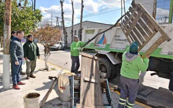 Operativo de prevención contra el dengue en el barrio San Rafael
