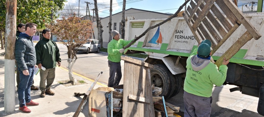 Operativo de prevención contra el dengue en el barrio San Rafael