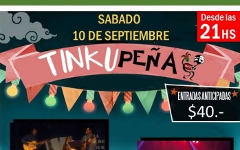 El sábado se hace la Tinkupeña en el Centro Cultural Tinku Teatro
