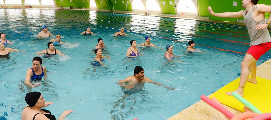 Aquagym en el ‘Poli’ N° 3