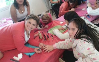 Los grupos de discapacidad tuvieron juegos, ejercicios y spa