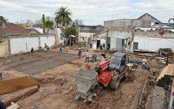 Avanzan las obras del nuevo edificio de Salud y Medio Ambiente