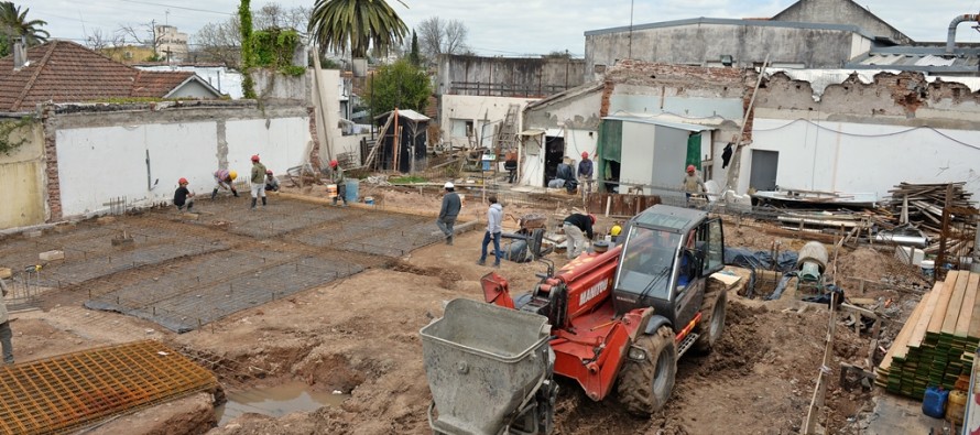 Avanzan las obras del nuevo edificio de Salud y Medio Ambiente