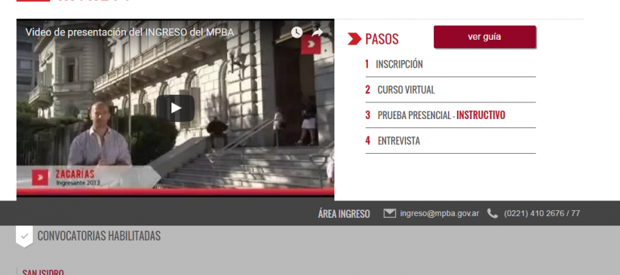 Mañana abre la inscripción para concursar cargos en Tribunales de San Isidro