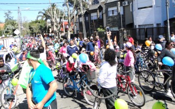 Con una Bicicleteada Familiar que culminó en la Costanera Municipal se celebró la llegada de la primavera