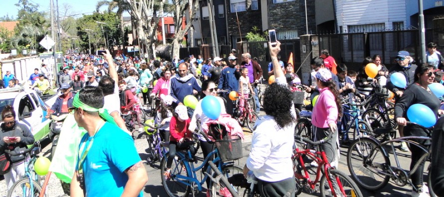 Con una Bicicleteada Familiar que culminó en la Costanera Municipal se celebró la llegada de la primavera