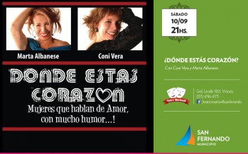 “¿Dónde estás corazón?”, se presentará este sábado en el Teatro Martinelli