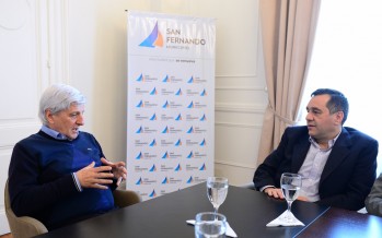 Andreotti recibió al Director General de Educación y Cultura de la Provincia
