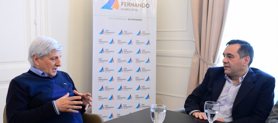 Andreotti recibió al Director General de Educación y Cultura de la Provincia