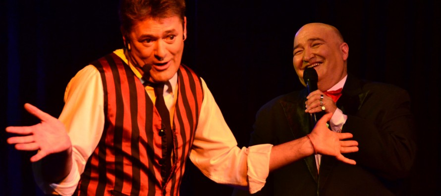 Roberto Peña y Larry De Clay se presentaron en el Teatro Martinelli