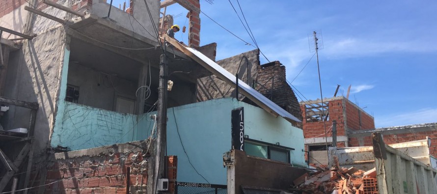 Se detectó, allanó y demolió viviendas con peligro de derrumbe