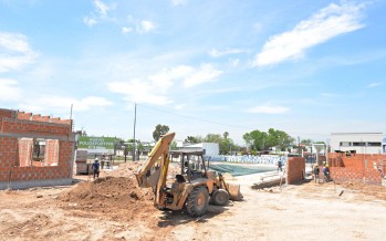 Avanza la construcción Polideportivo N° 8