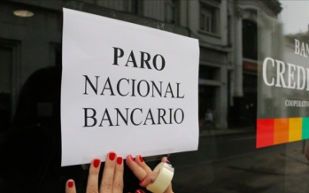 Hoy no atenderán los bancos por un paro total de 24 horas