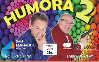 Roberto Peña y Larry de Clay se presentan este viernes en el Teatro Martinelli