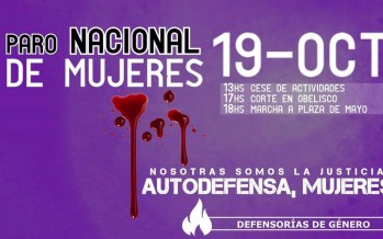 Paro de mujeres contra la violencia femicida