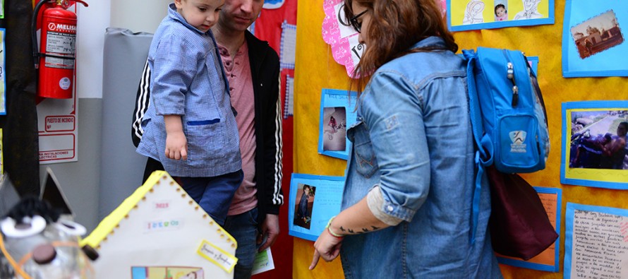 El Jardín Maternal expuso trabajos hechos en familia
