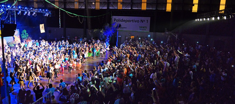 Galas de gimnasia de los polis como cierre del año