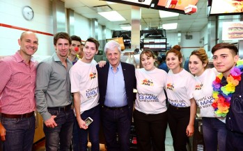 Se realizó la jornada solidaria ‘McDía Feliz’