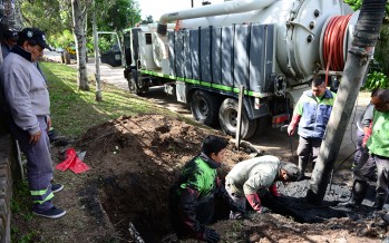 Nuevos trabajos para evitar anegamientos