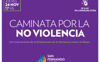 San Fernando caminará por la ‘No Violencia’