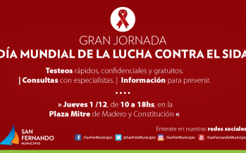 Actividades en Plaza Mitre en el Día Mundial de la Lucha contra el SIDA