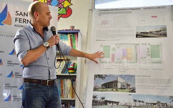 Presentaron el proyecto de un complejo educativo y deportivo en Virreyes Oeste