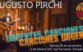 Augusto Pirchi se presenta mañana en Alas