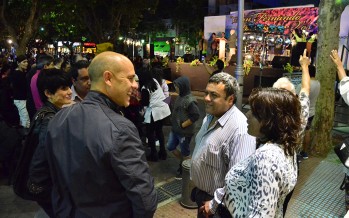 Se realizó en la Plaza Mitre una jornada religiosa
