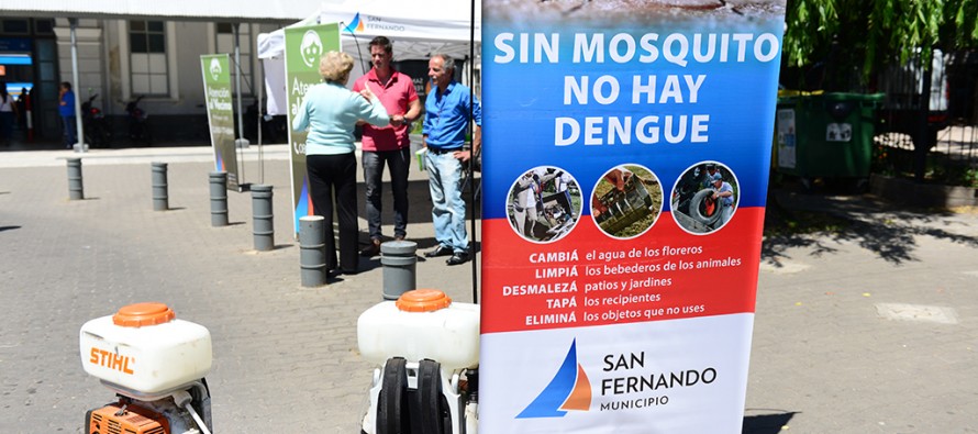 Operativos de prevención para combatir al dengue en los alrededores de la estación Victoria