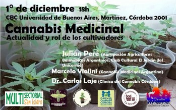 Charla sobre el uso del cannabis medicinal