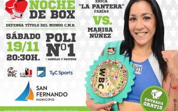 Érica “La Pantera” Farías defenderá su título mundial en el Poli N°1