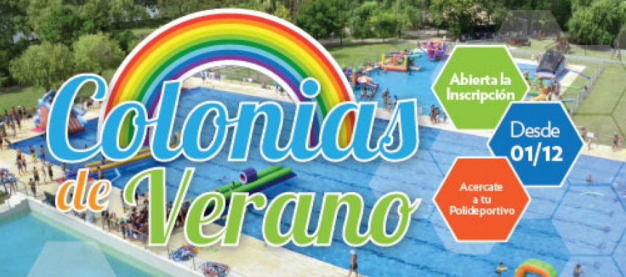 Está abierta la inscripción para las Colonias de Verano 2017
