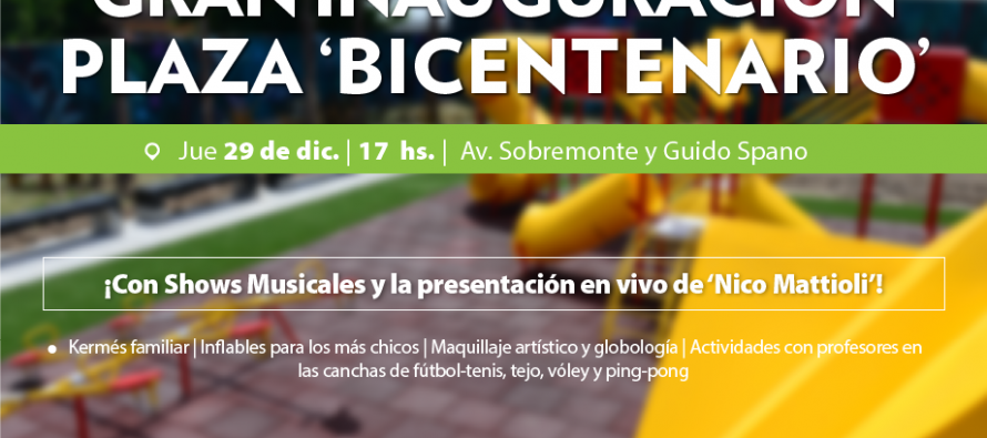 Mañana se inaugura el parque más grande de la ciudad