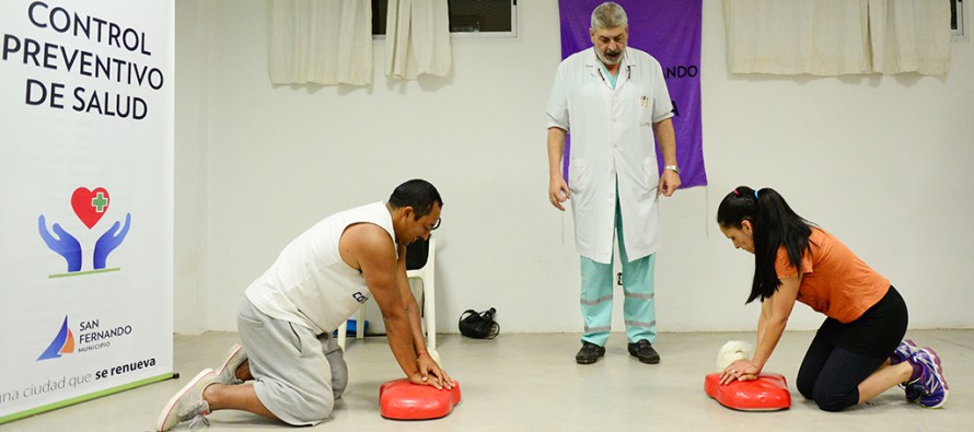 Capacitación en técnicas de Reanimación Cardiopulmonar en establecimientos y dependencias municipales