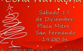 Cena solidaria en Plaza Mitre: «Compartir la mesa con el otro es el sentido de la Navidad»