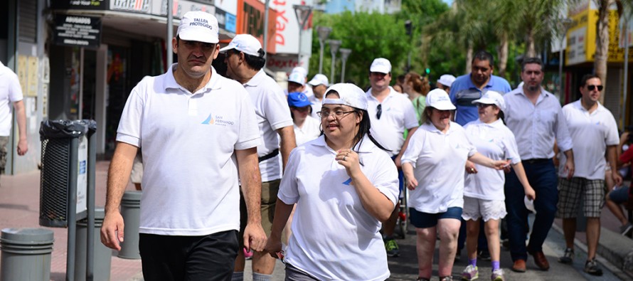 Caminata por Constitución y actividades en Plaza Mitre por la inclusión de las personas con discapacidad