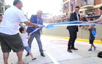 Andreotti inauguró el túnel de la 202 junto a Sergio Massa en un clima de festejos y particulares anécdotas
