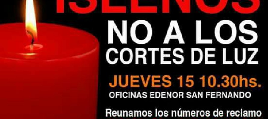 Bronca y movilización por cortes de luz en el Delta