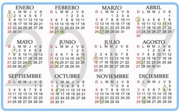 ¿Cuántos feriados habrá en 2017?