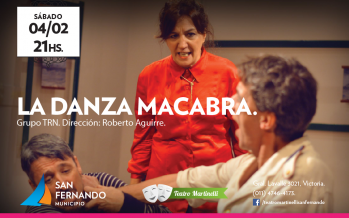 Esta noche se presenta ‘La danza macabra’ en el Teatro Martinelli