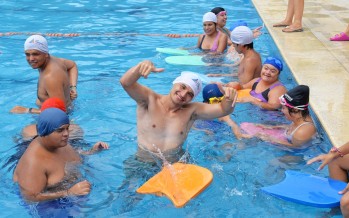 Actividades deportivas y recreativas en las colonias para personas con discapacidad