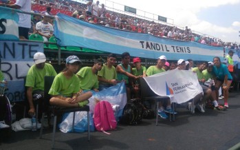 La Escuela de Tenis de Discapacidad asistió a la Copa Davis