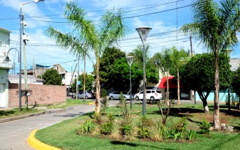 Tareas de mejora en la plazoleta Carlitos