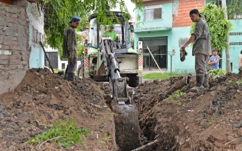 Obras hidráulicas en Virreyes Oeste