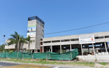 Avanza la obra del nuevo cuartel de Bomberos en Acceso Norte y 202